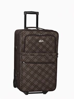 Epic Large Check-in Spinner Classic Quilted Rolling Upright Suitcase luggage🏖️🔥